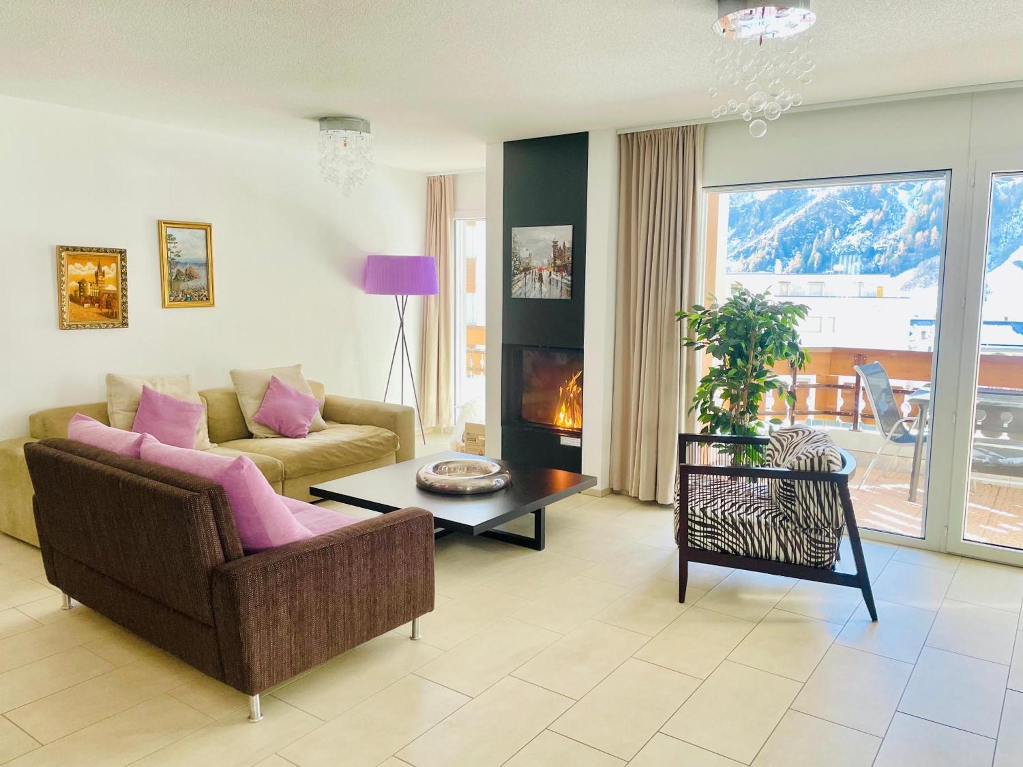 Apartments Residenz Iris Leukerbad Eksteriør billede